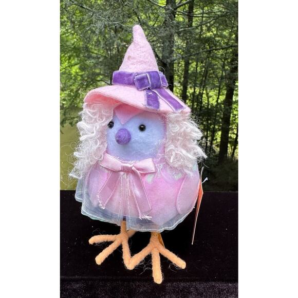 New TARGET Hyde and Eek Featherly Friends GLITZY Good Witch Pink Bird Halloween - Picture 1 of 6